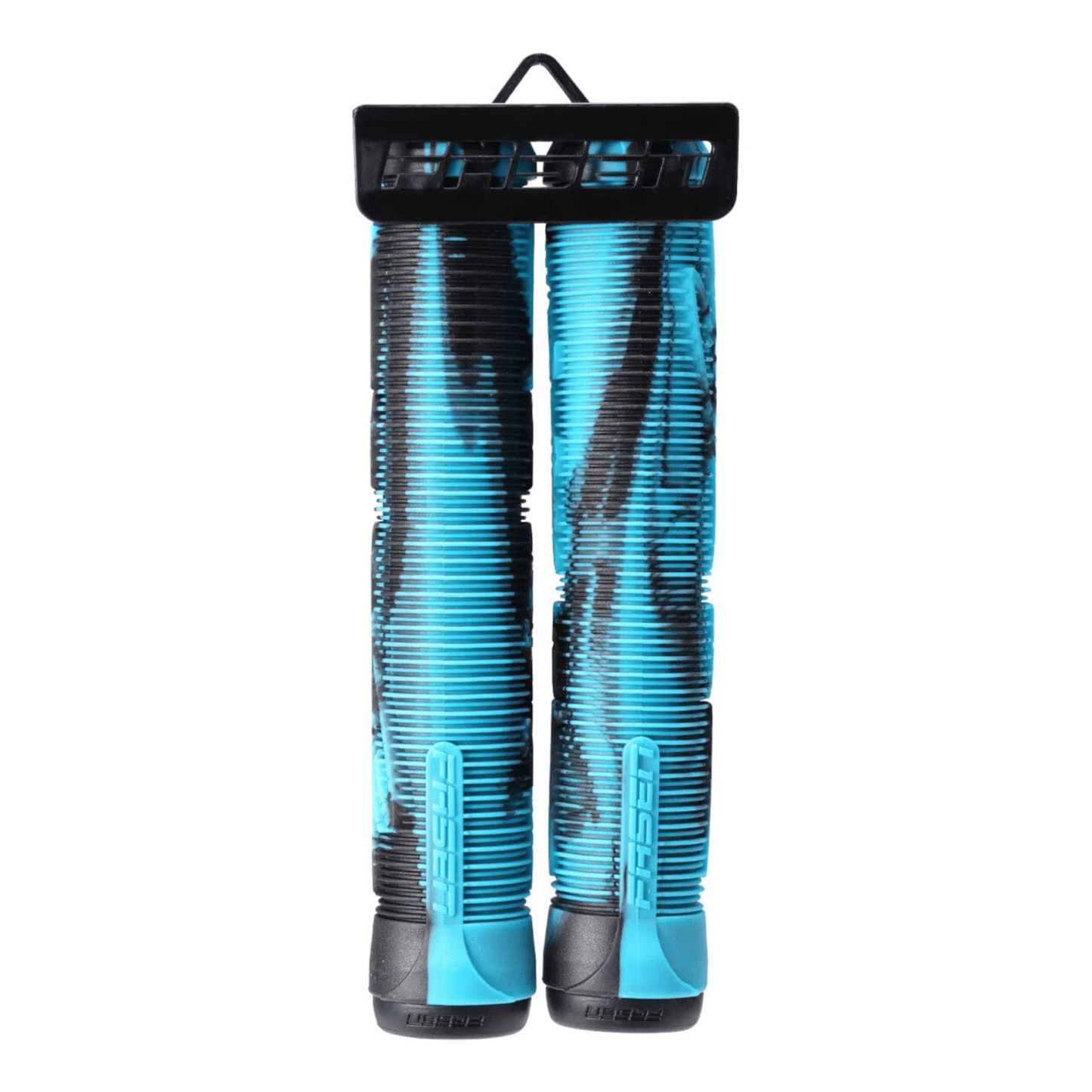 Fasen Fast Scooter Grips - Black/Teal Scooter Grips Fasen