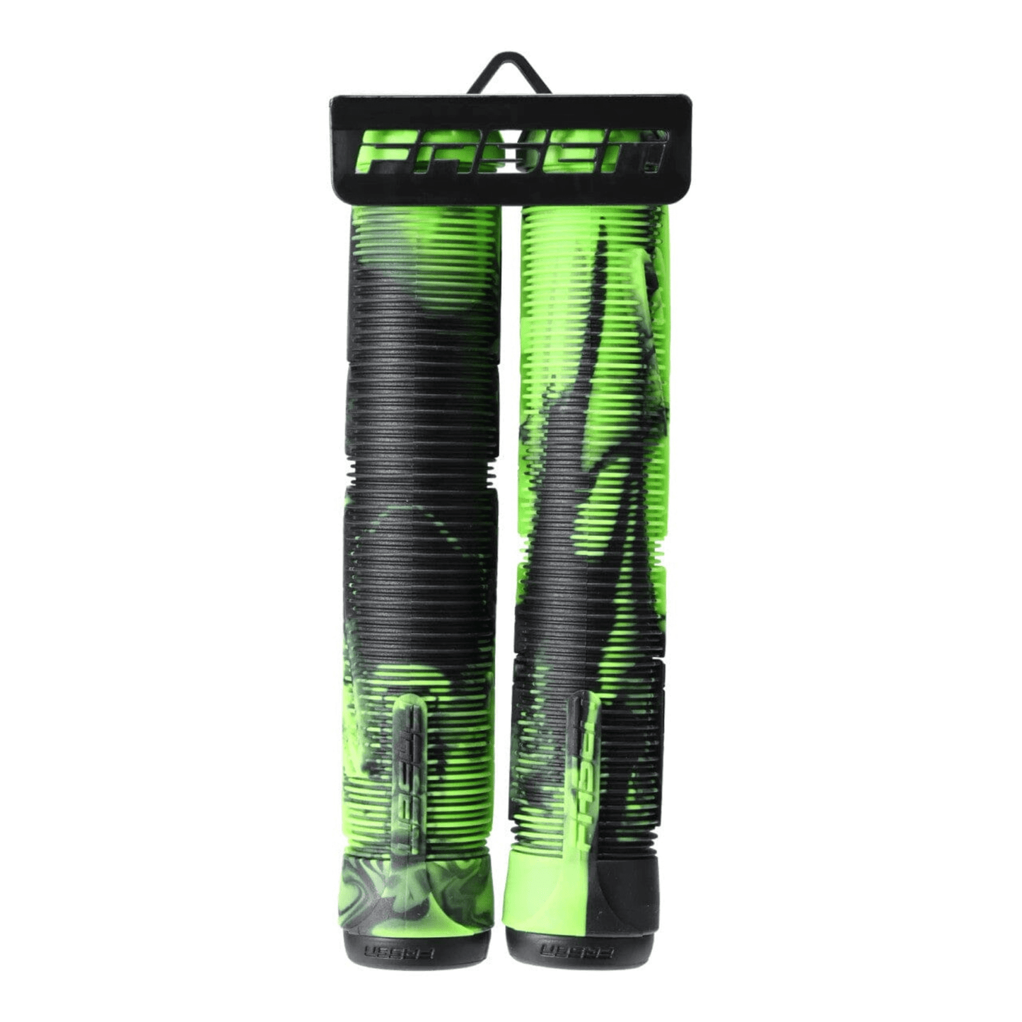 Fasen Fast Scooter Grips - Green/Black scooter grips Fasen