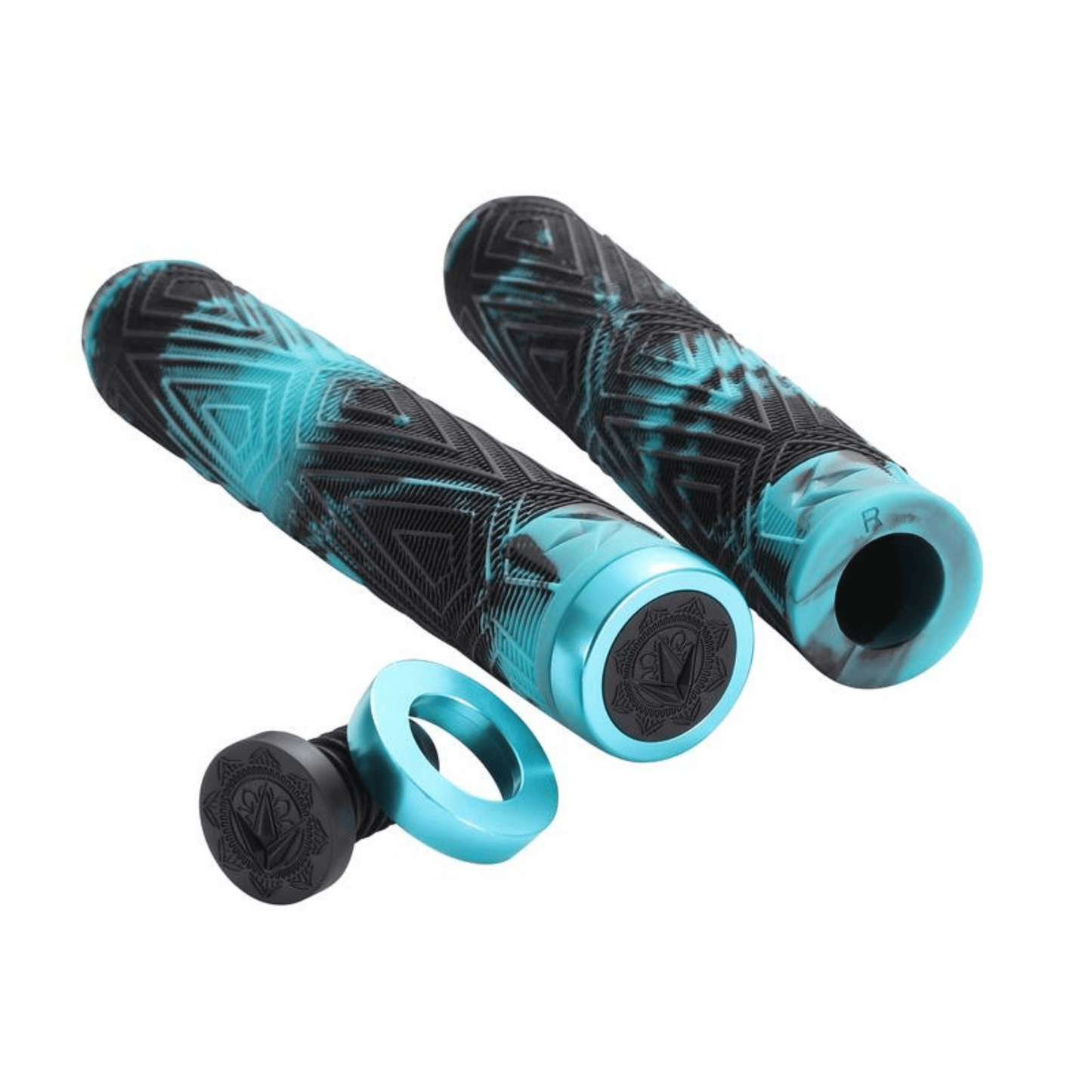 Blunt Scooters Will Scott Grips, Black/Teal scooter grips Blunt