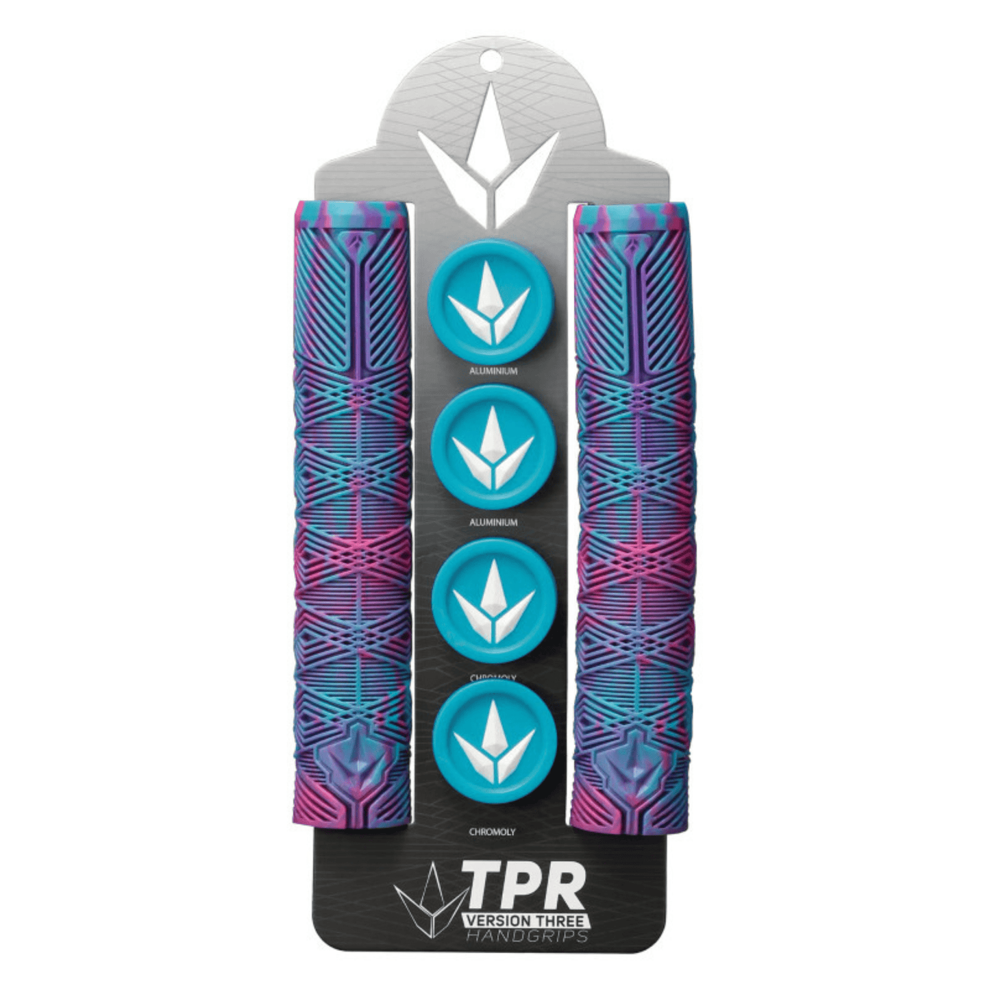 Blunt V3 Hand Grips, Pink/Teal/Purple Grips Blunt