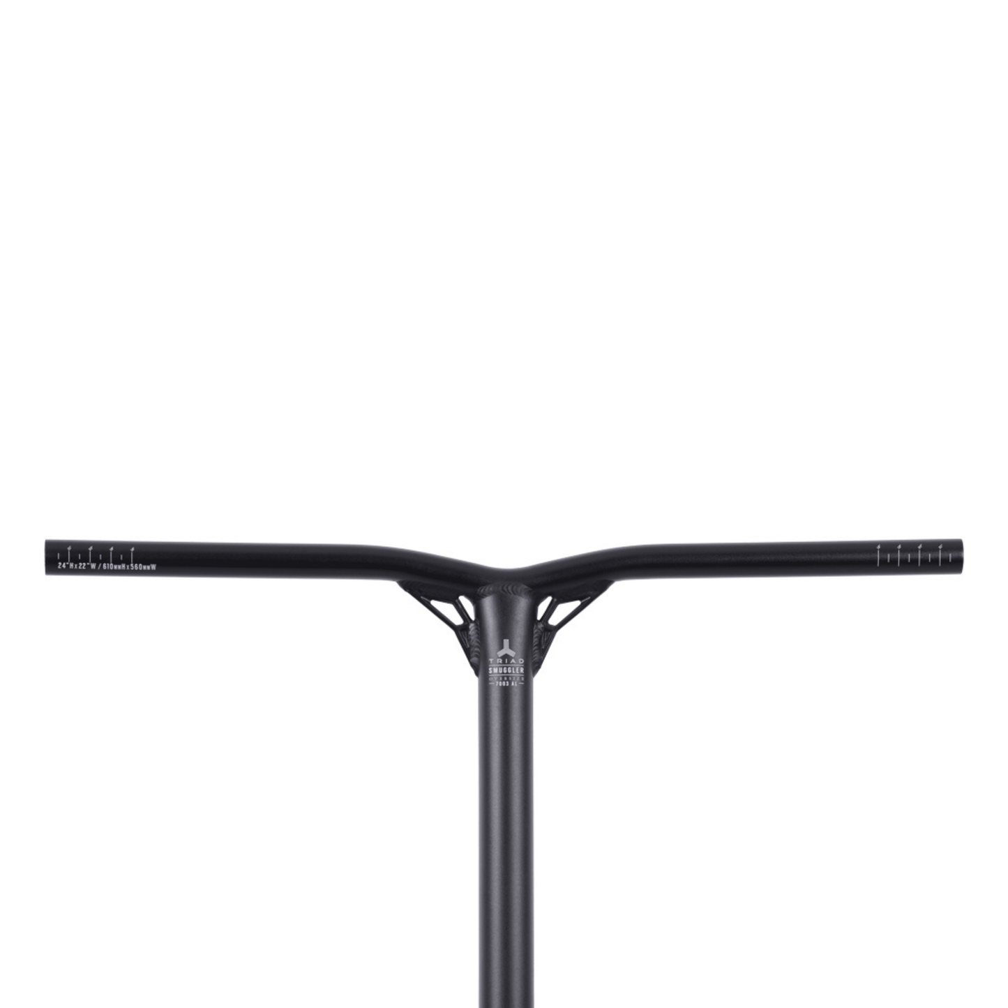 Triad Smuggler V2 Aluminium Scooter Bars, Anodised Satin Black Scooter Bars Triad