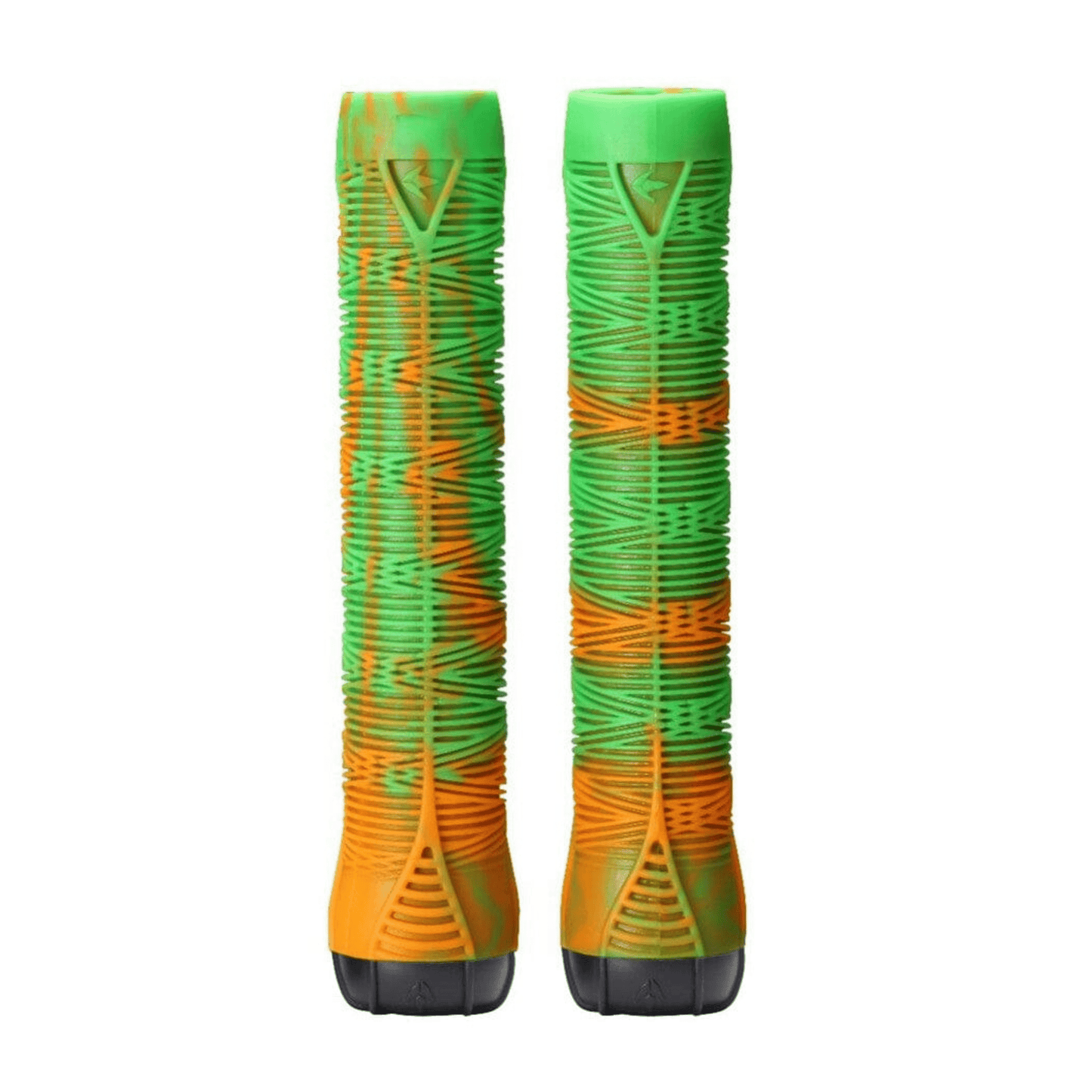 Blunt V2 Scooter Grips, Orange/Green Grips Blunt