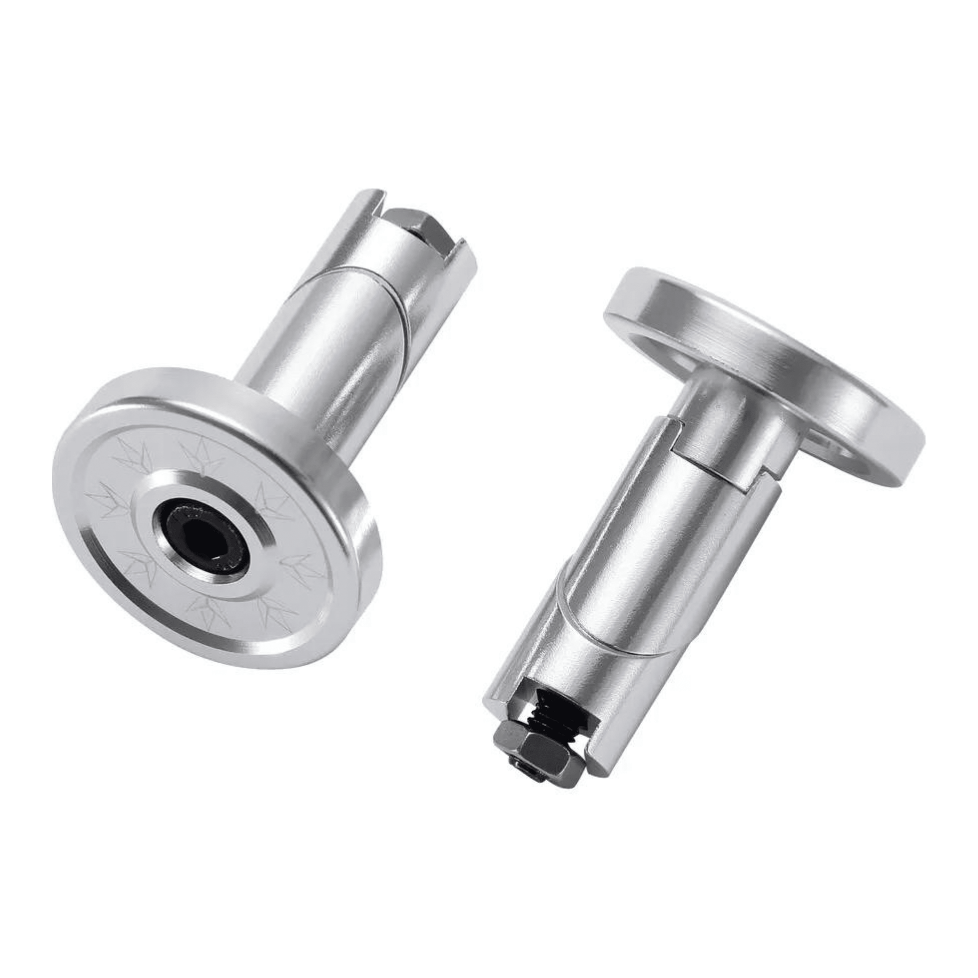Blunt Scooters Alloy Bar Ends, Silver Scooter Bar Ends Blunt