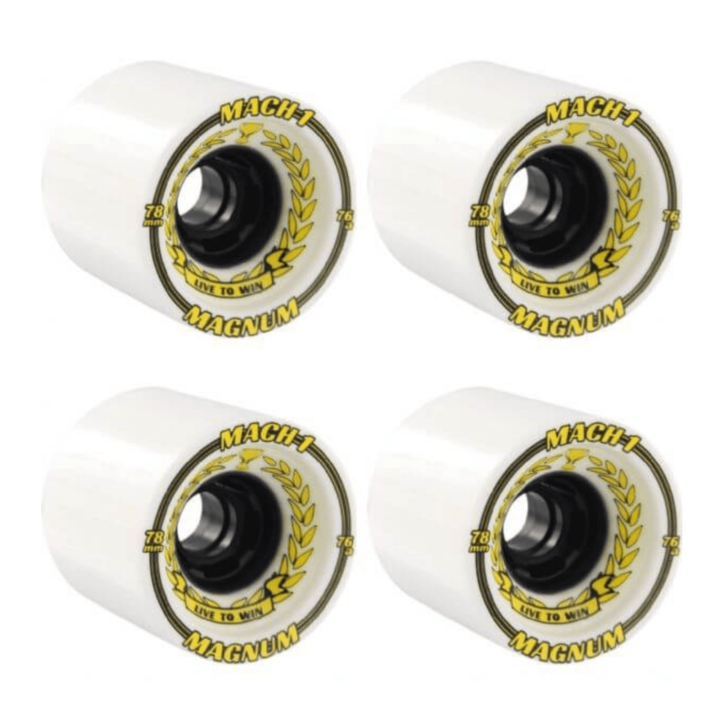 Venom Magnum Mach-1 Skateboard Wheels - 78mm 76a (Set of 4) Skateboard Wheels Venom