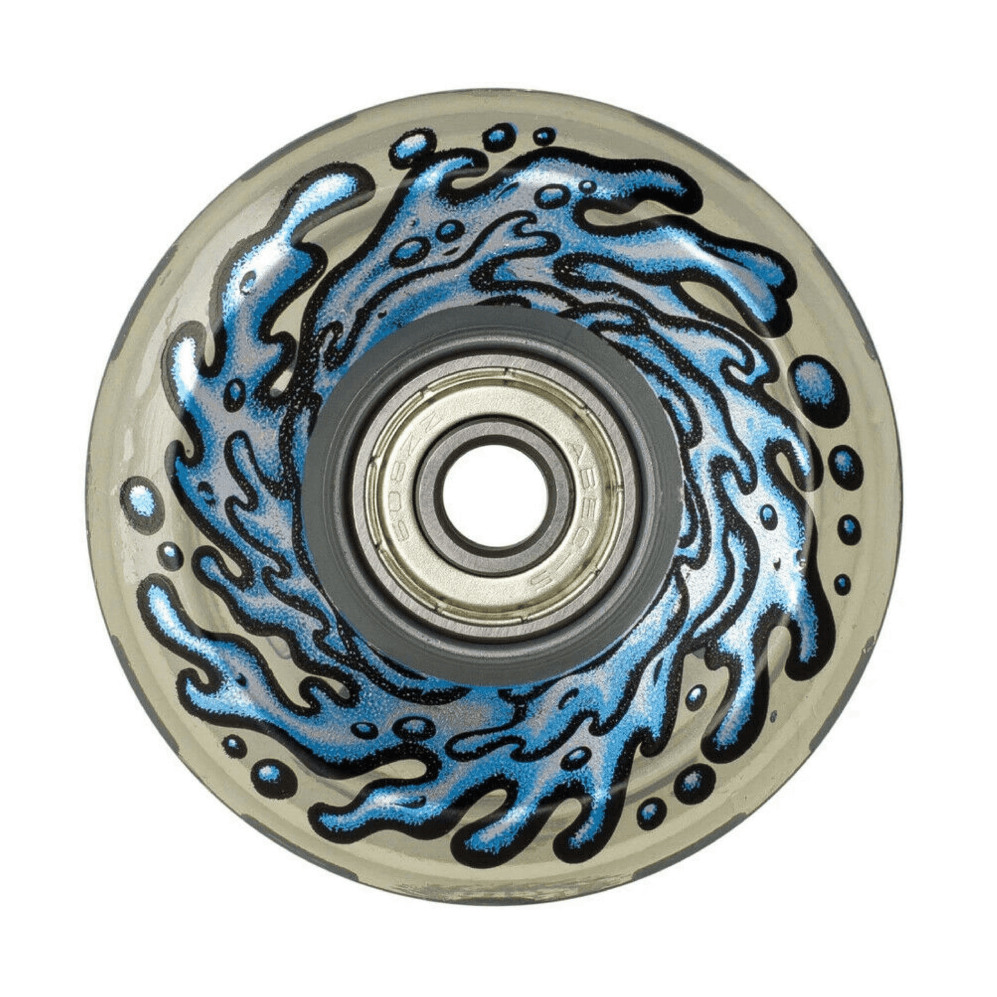 Santa Cruz Slime Balls 78a Light Ups Blue LED Skateboard Wheels, 60mm Skateboard Wheels Santa Cruz