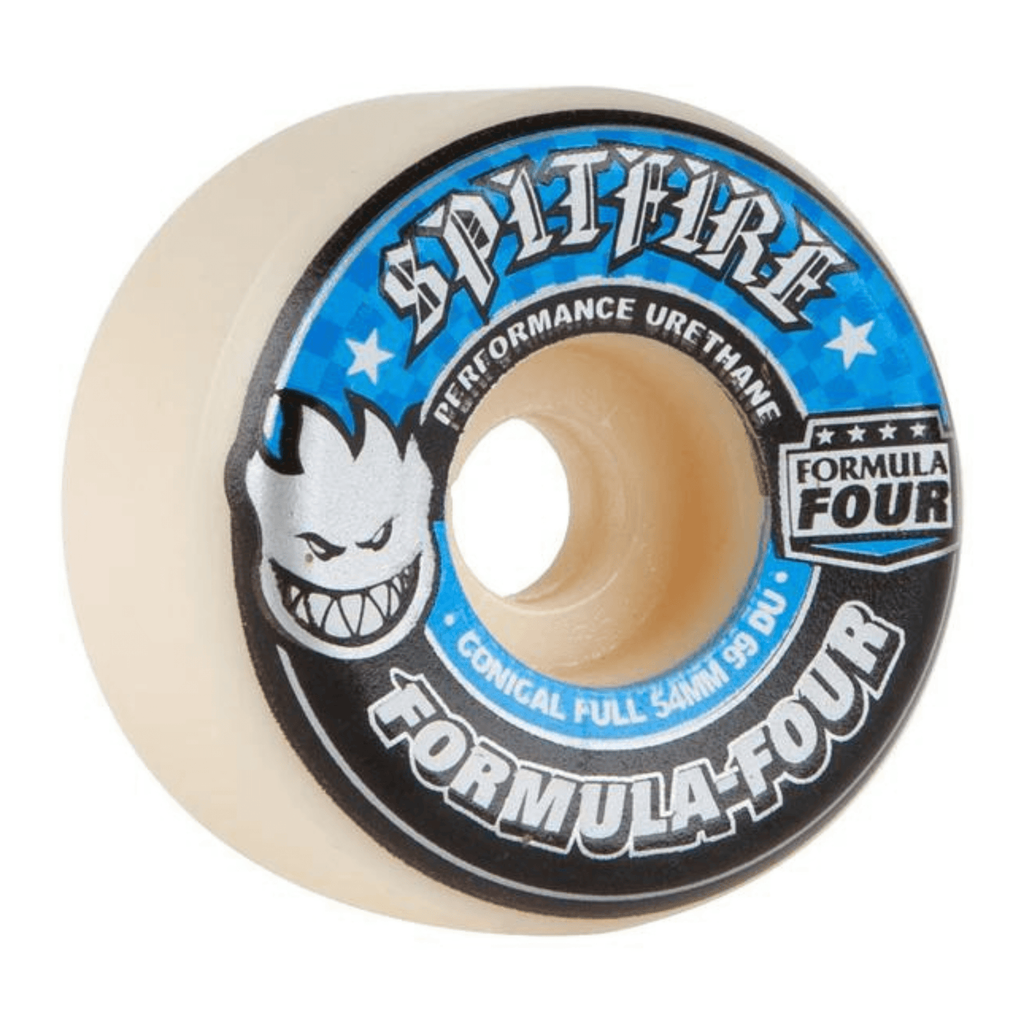Spirtfire Formula Four Conical Full 99DU Skateboard Wheels, 54mm Skateboard Wheels Spitfire