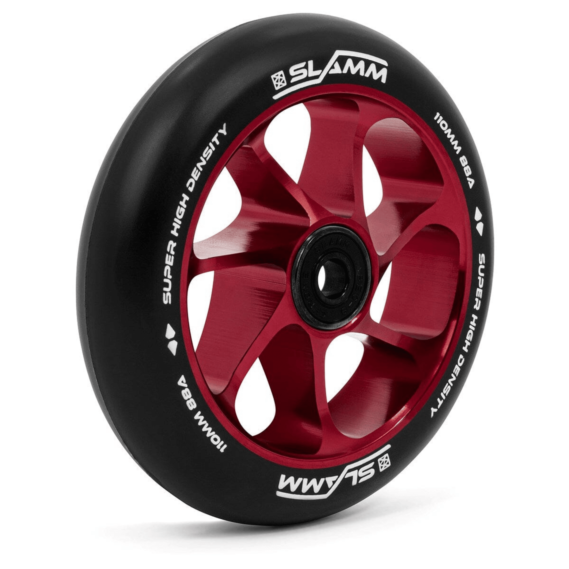 Slamm Team Scooter Wheel 110mm, Black/Red Scooter Wheels Slamm Scooters