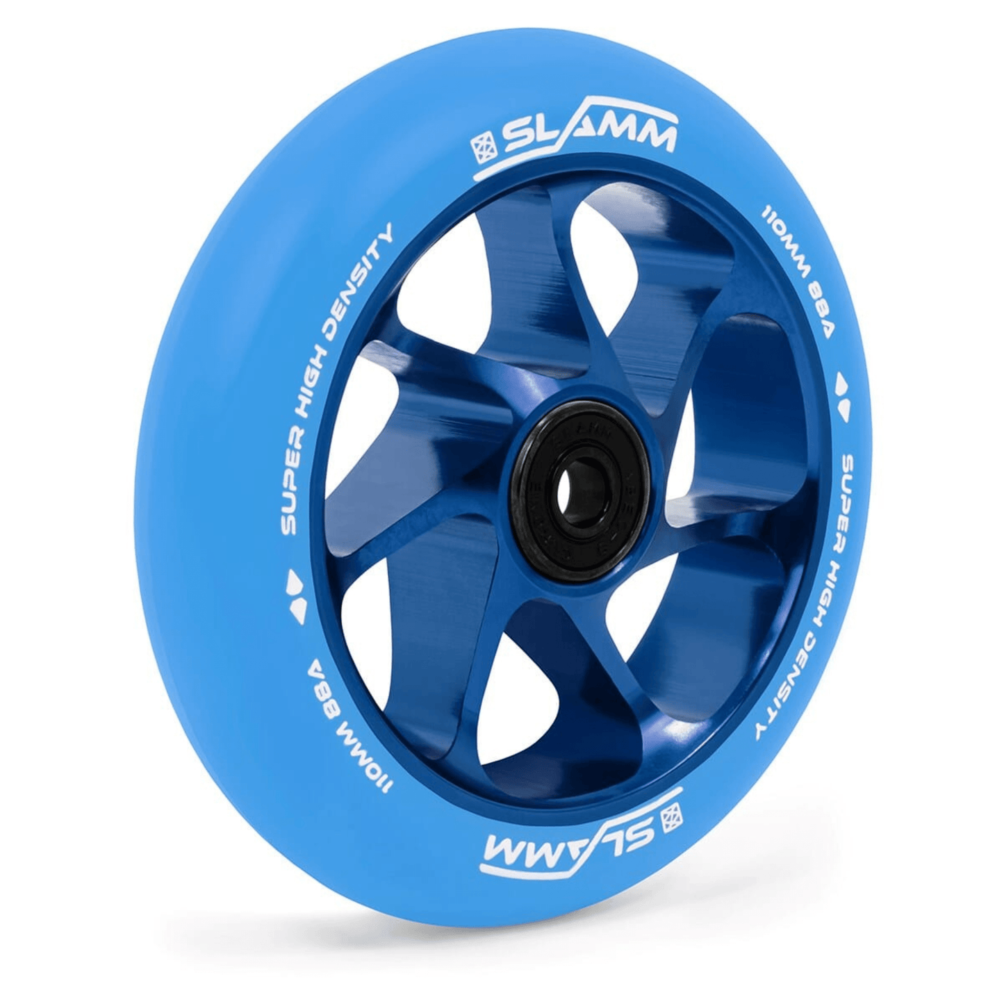 Slamm Team Scooter Wheel 110mm, Blue/Blue Scooter Wheels Slamm