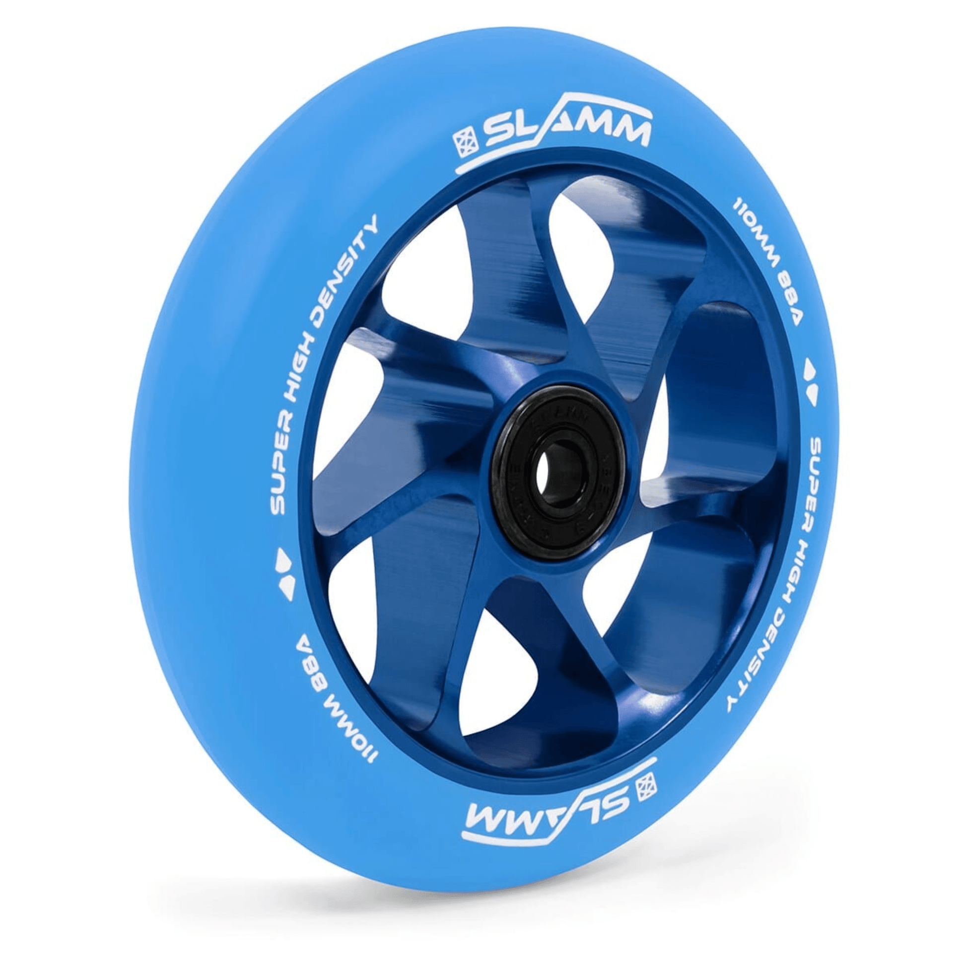 Slamm Team Scooter Wheel 110mm, Blue/Blue Scooter Wheels Slamm