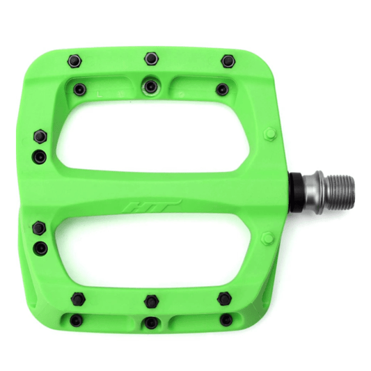 HT Components Nylon PA03A MTB/BMX Pedals 9/16", Green BMX HT Components