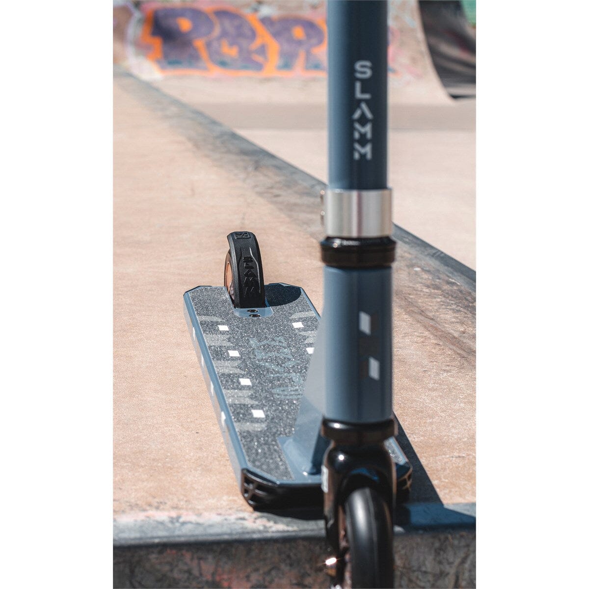 Slamm Classic Pro Stunt Scooter, Blue/Silver
