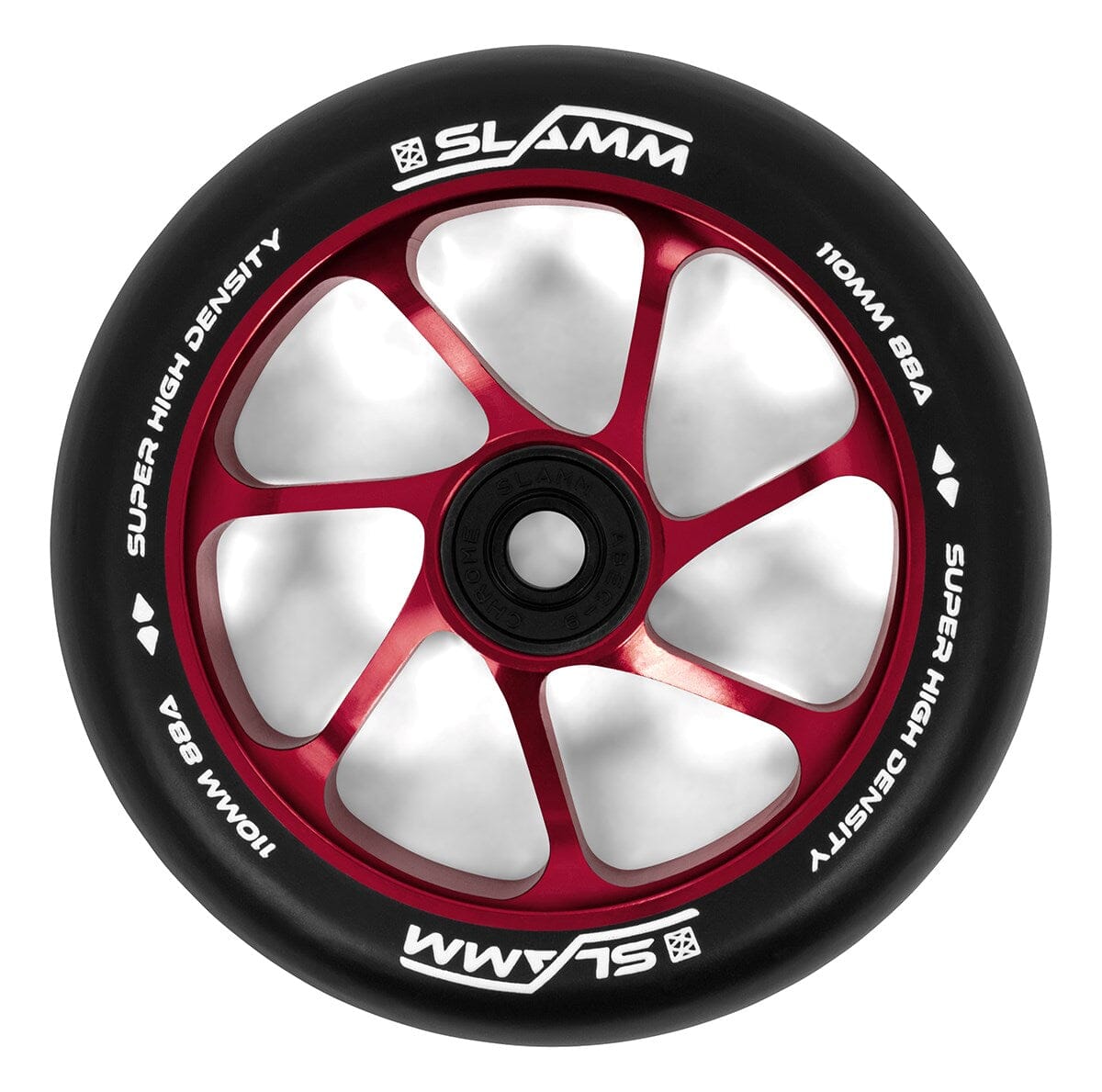 Slamm Team Scooter Wheel 110mm, Black/Red Slamm Scooters