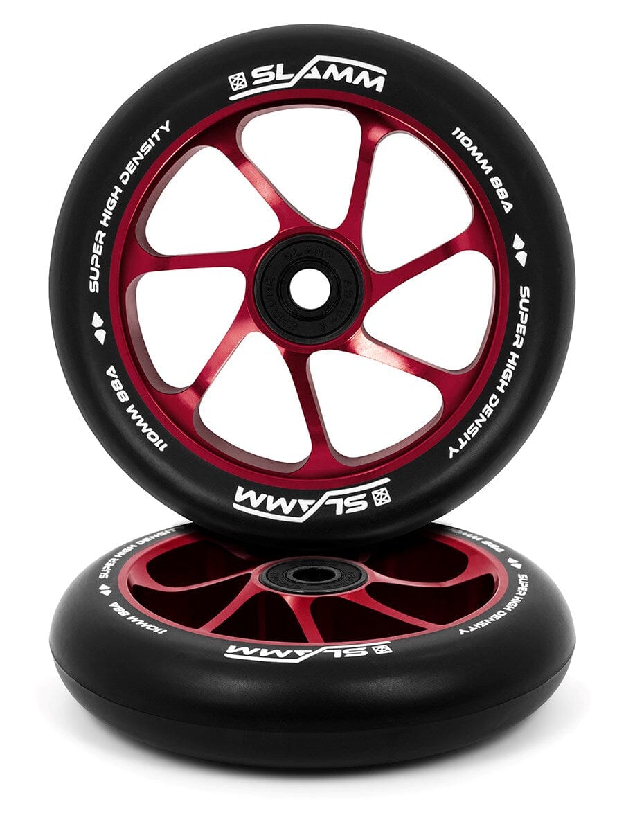 Slamm Team Scooter Wheel 110mm, Black/Red Slamm Scooters