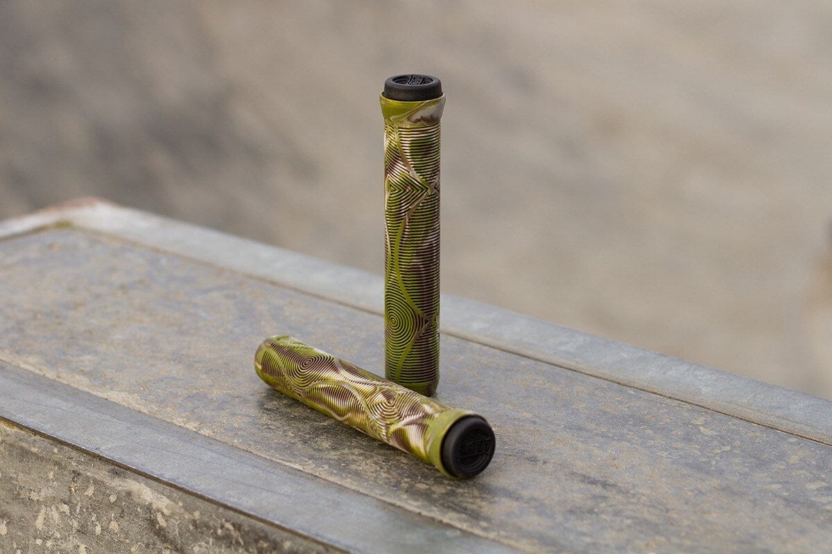 Slamm Team Swirl Scooter Grips, Jungle scooter grips Slamm Scooters