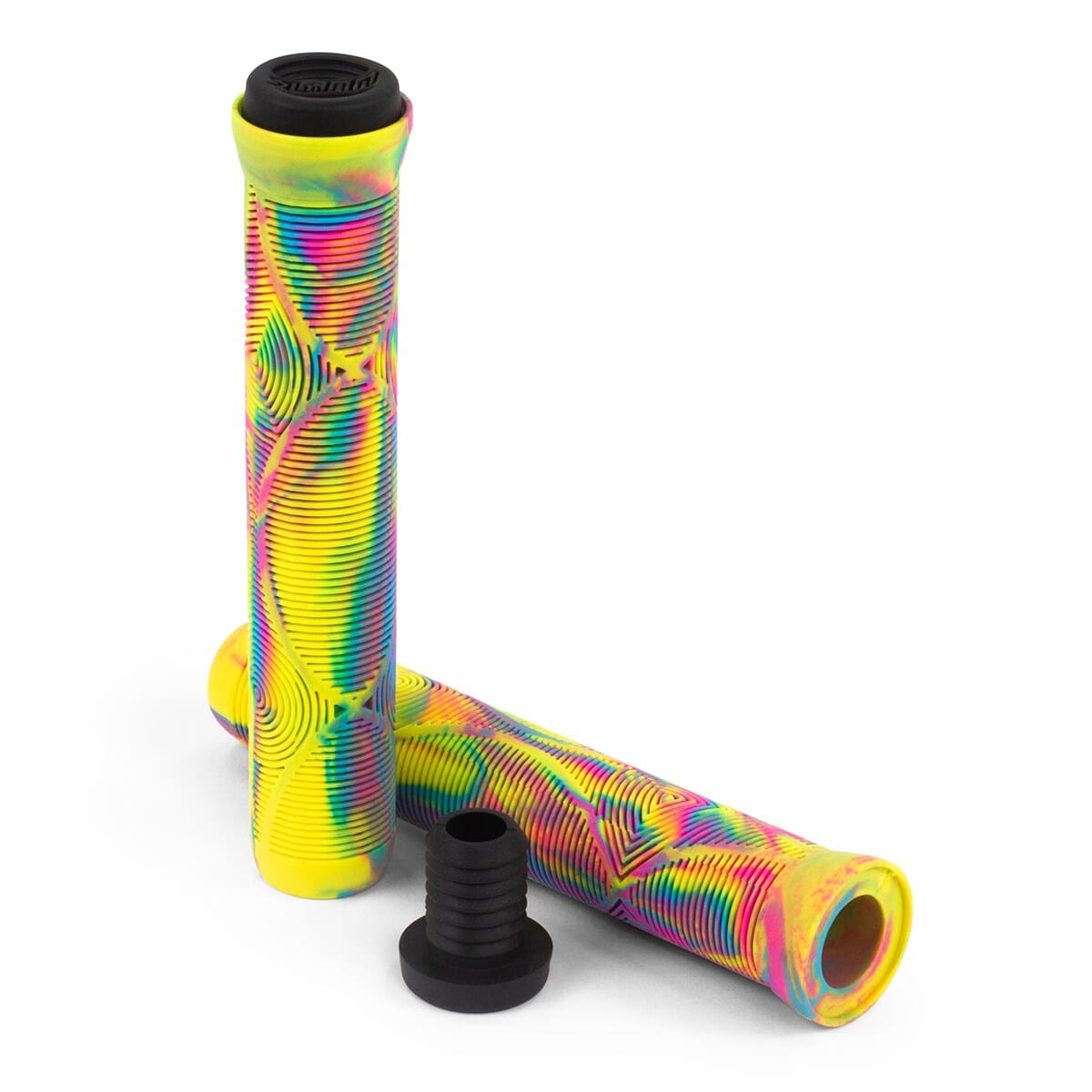 Slamm Team Swirl Scooter Grips, Tropical scooter grips Slamm Scooters
