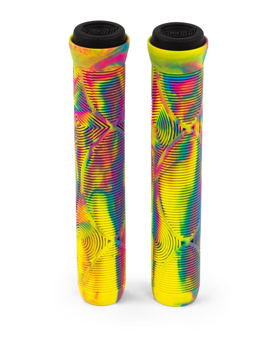 Slamm Team Swirl Scooter Grips, Tropical scooter grips Slamm Scooters