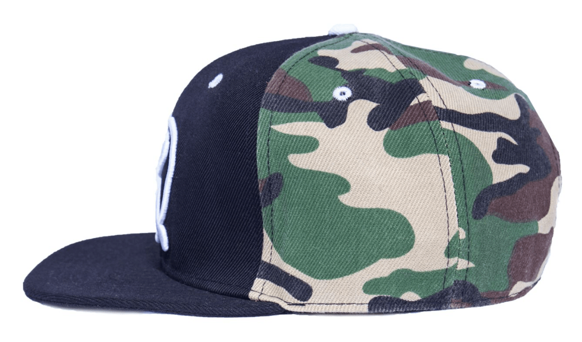 Rampworx LE 97.6 Snapback Cap, Camo/Black Accessories Rampworx Skatepark