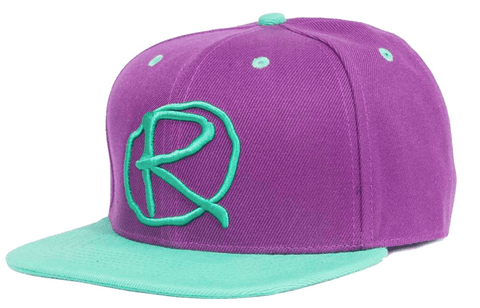 Rampworx LE 97.2 Snapback Cap, Purple/Teal