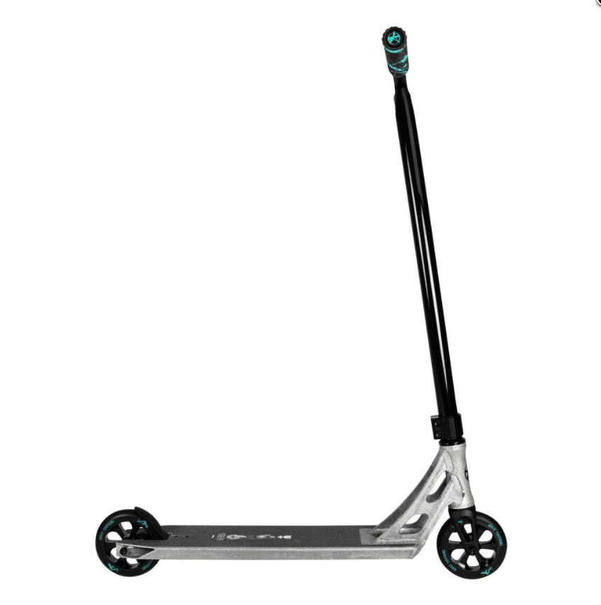 Addict Burner Glitch Complete Stunt Scooter, Black/Raw Complete Scooters Addict