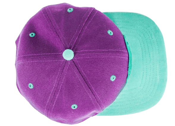 Rampworx LE 97.2 Snapback Cap, Purple/Teal Accessories Rampworx Skatepark