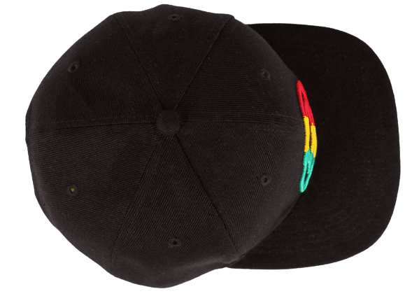 Rampworx LE 97.8 Snapback Cap, Rasta/Black Accessories Rampworx Skatepark