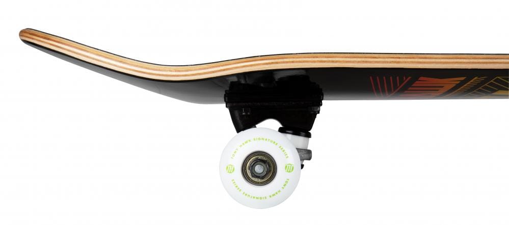 Tony Hawk SS 180+ Stacked Logo Complete Skateboard 8", Black Complete Skateboards Tony Hawk