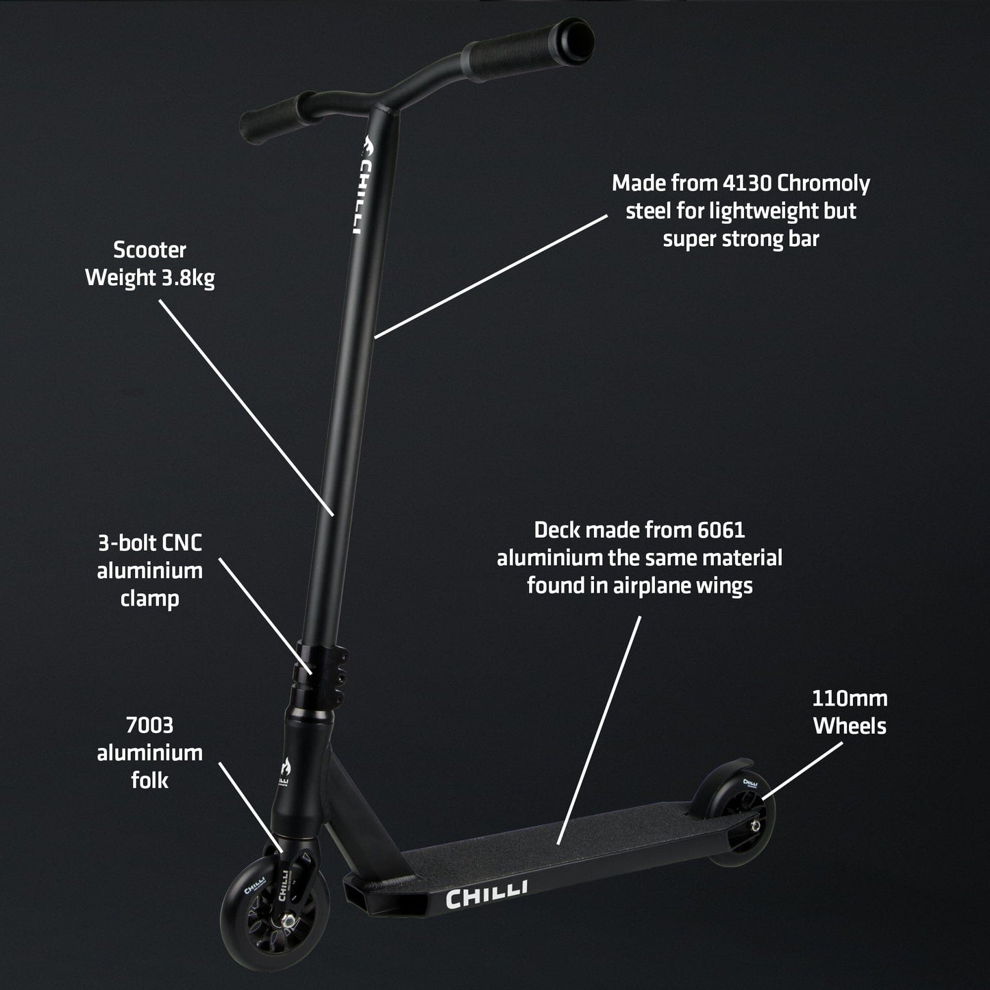 Chilli Reaper Complete Stunt Scooter Grim Complete Scooters Chilli