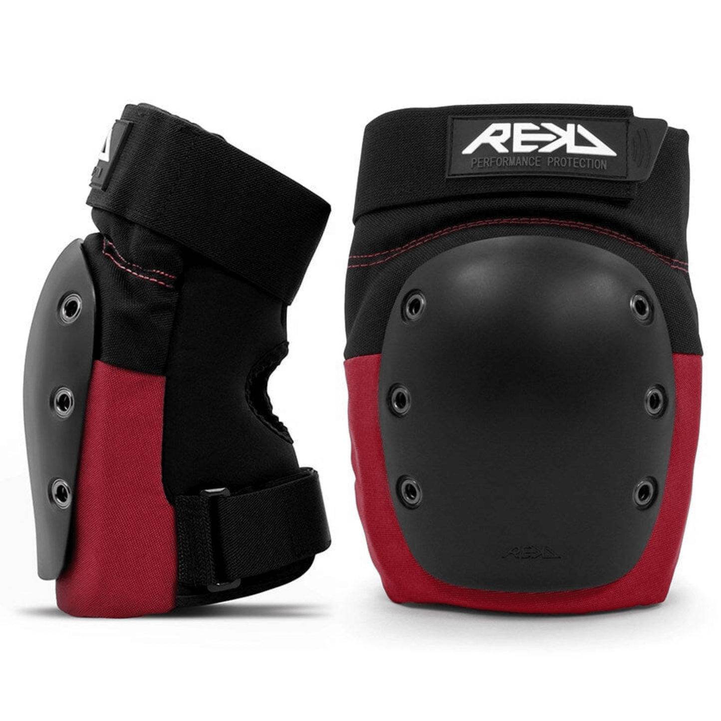 Rekd Ramp Knee Pads, Red Protection REKD