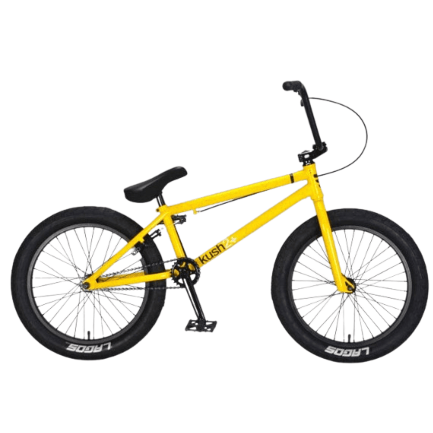 Mafia Bikes Kush 2+ Complete BMX 20", Yellow BMX Mafia Bikes