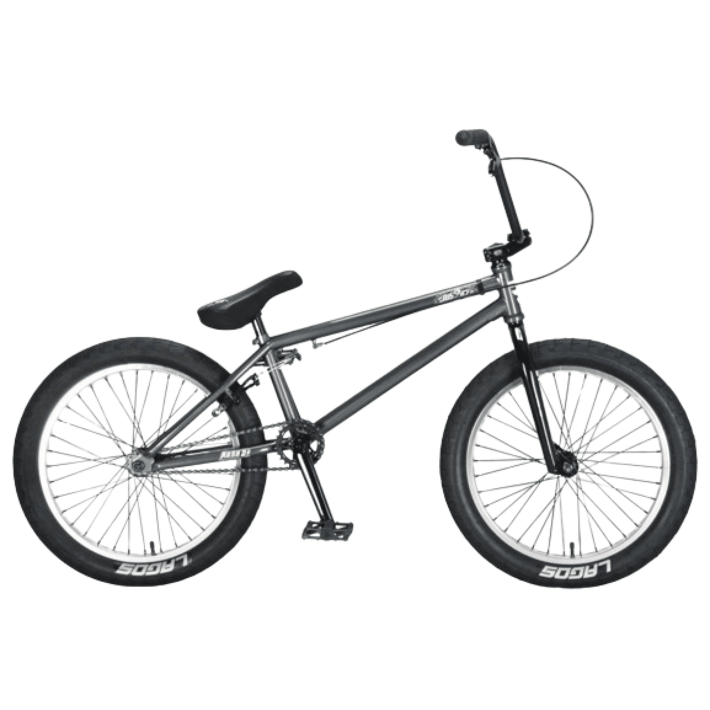 Mafia Bikes Kush 2+ Justice Complete BMX 20", Grey/White BMX Mafia Bikes