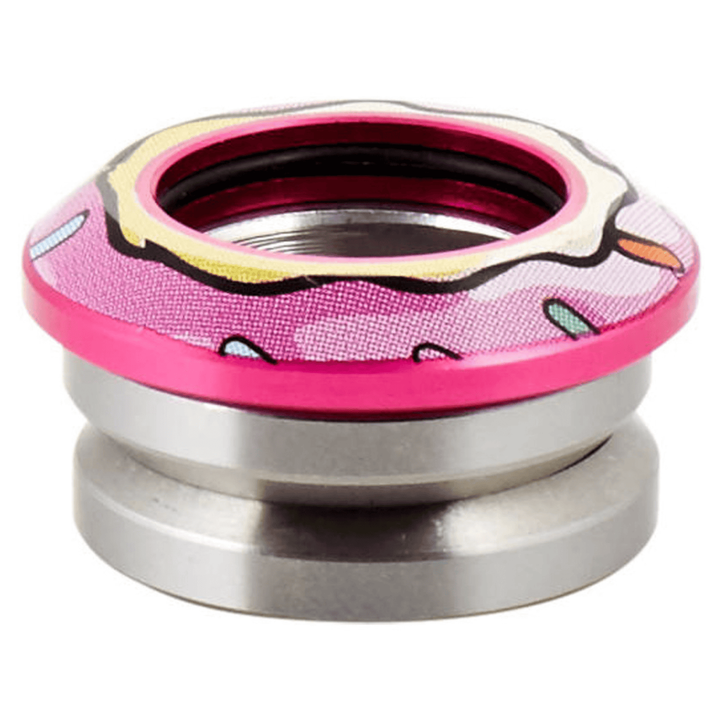 Chubby Doughnut Integrated Scooter Headset, Pink Scooter Parts CHUBBY