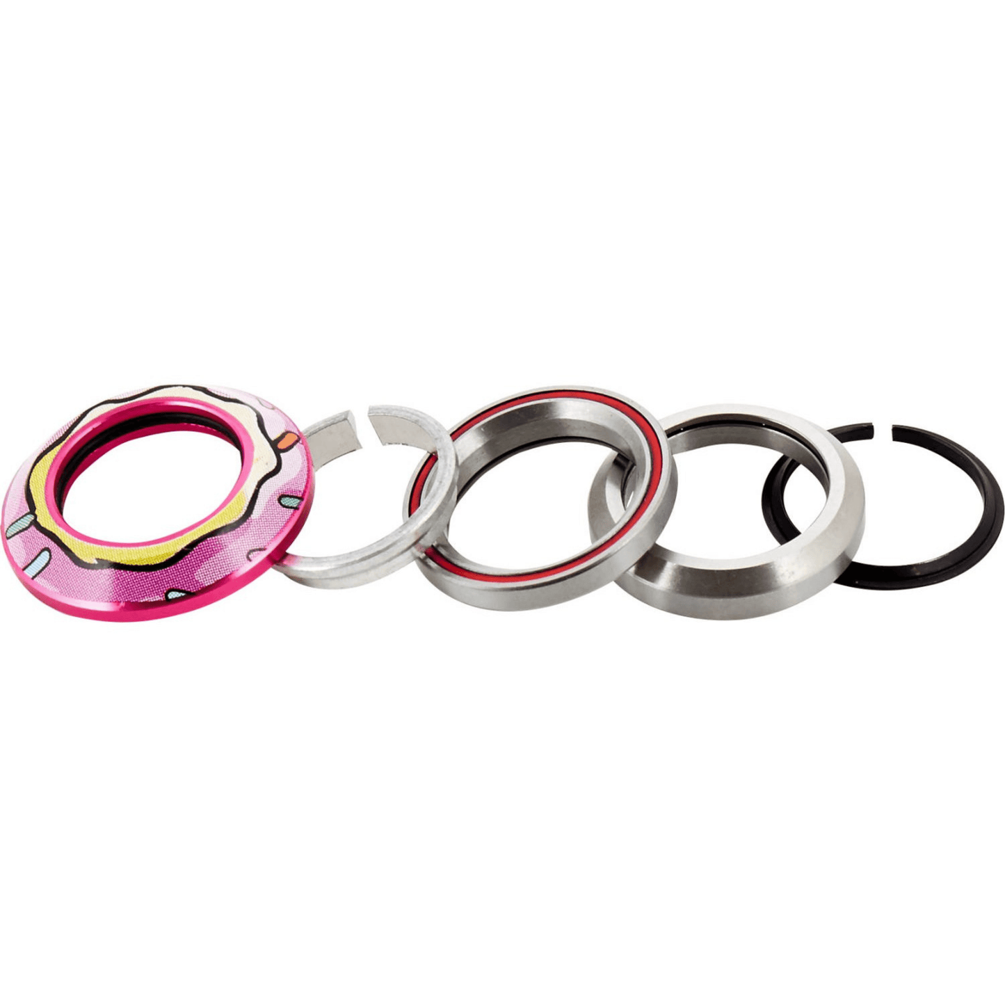 Chubby Doughnut Integrated Scooter Headset, Pink Scooter Parts CHUBBY