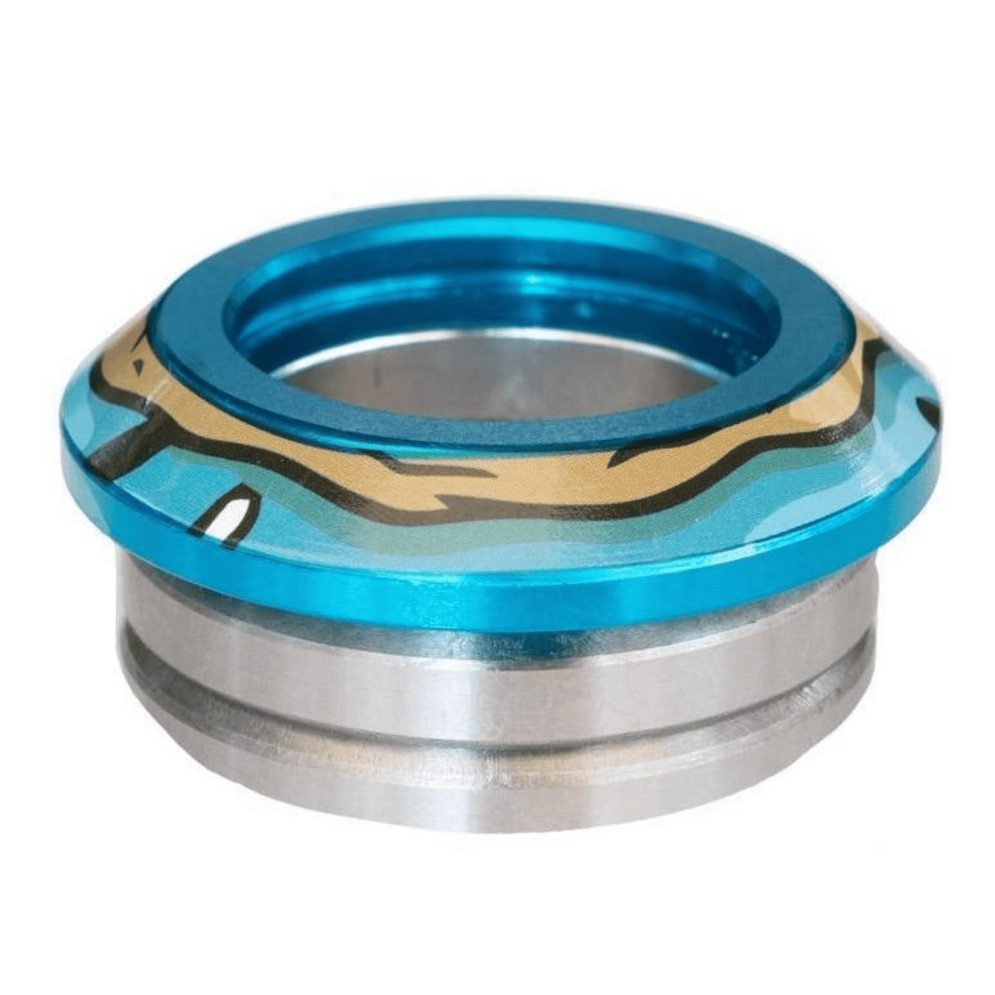 Chubby Doughnut Integrated Scooter Headset, Blue Scooter Parts CHUBBY