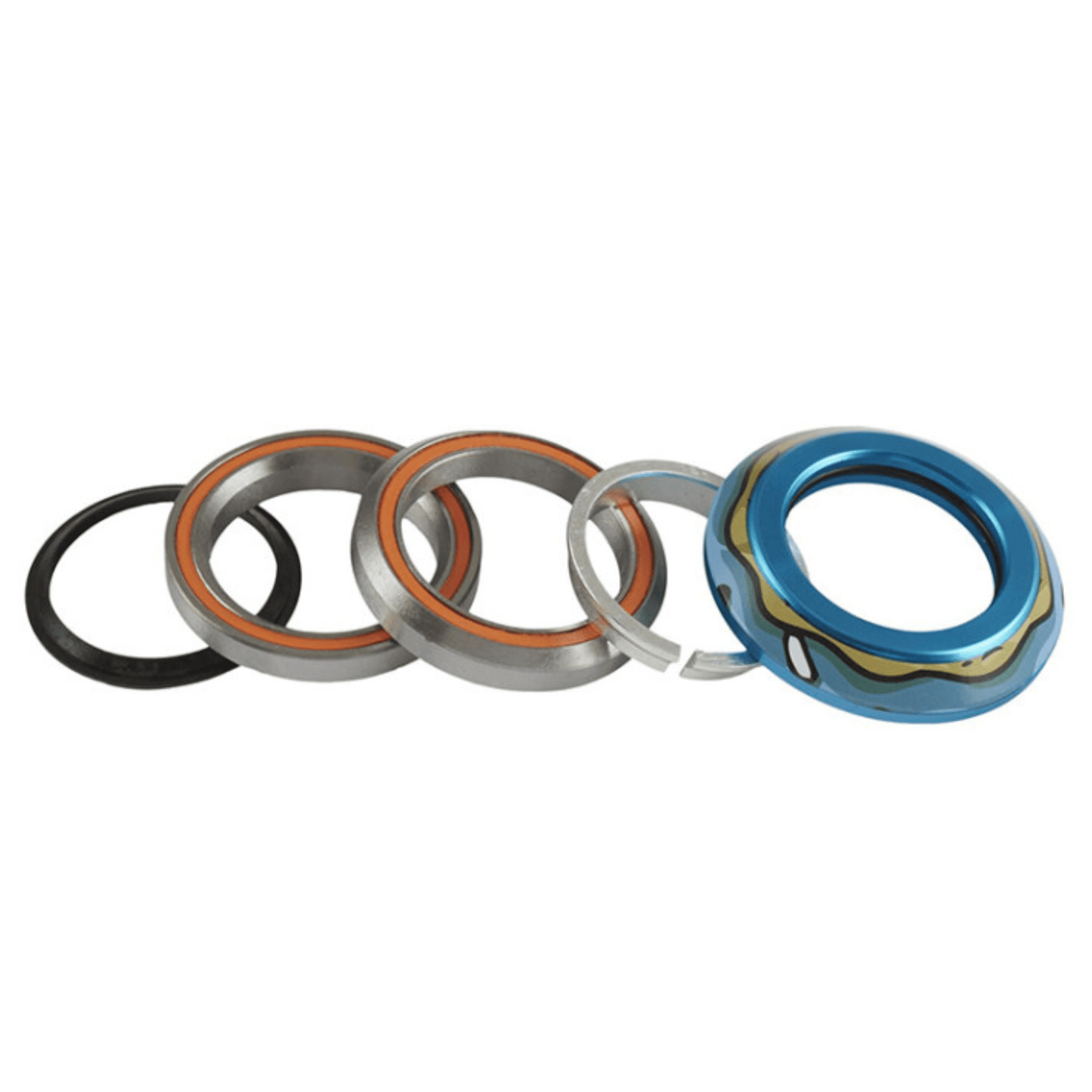Chubby Doughnut Integrated Scooter Headset, Blue Scooter Parts CHUBBY