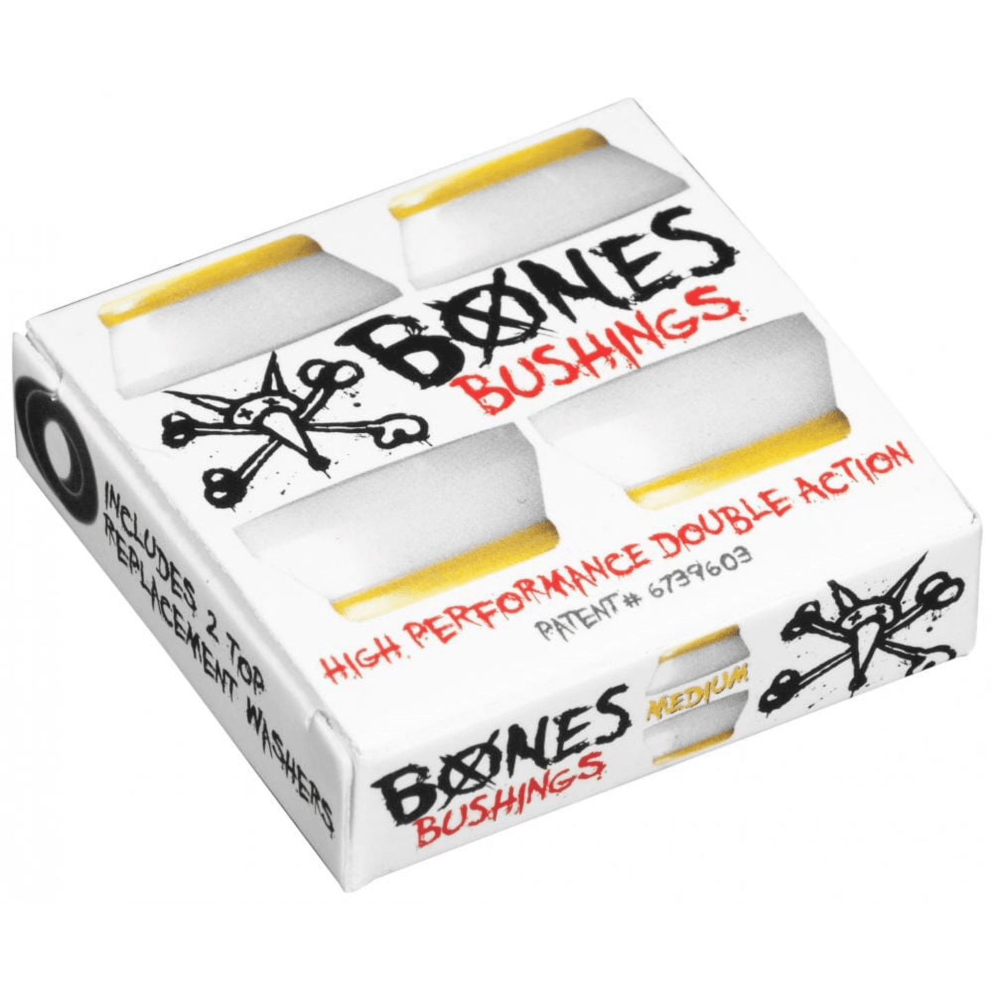 Bones Skateboard Truck Bushings Pack of 4 (Medium) Skateboard Parts Bones