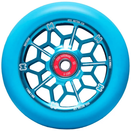 CORE Hex Hollow Scooter Wheel 110mm – Mint Blue Scooter Wheels CORE