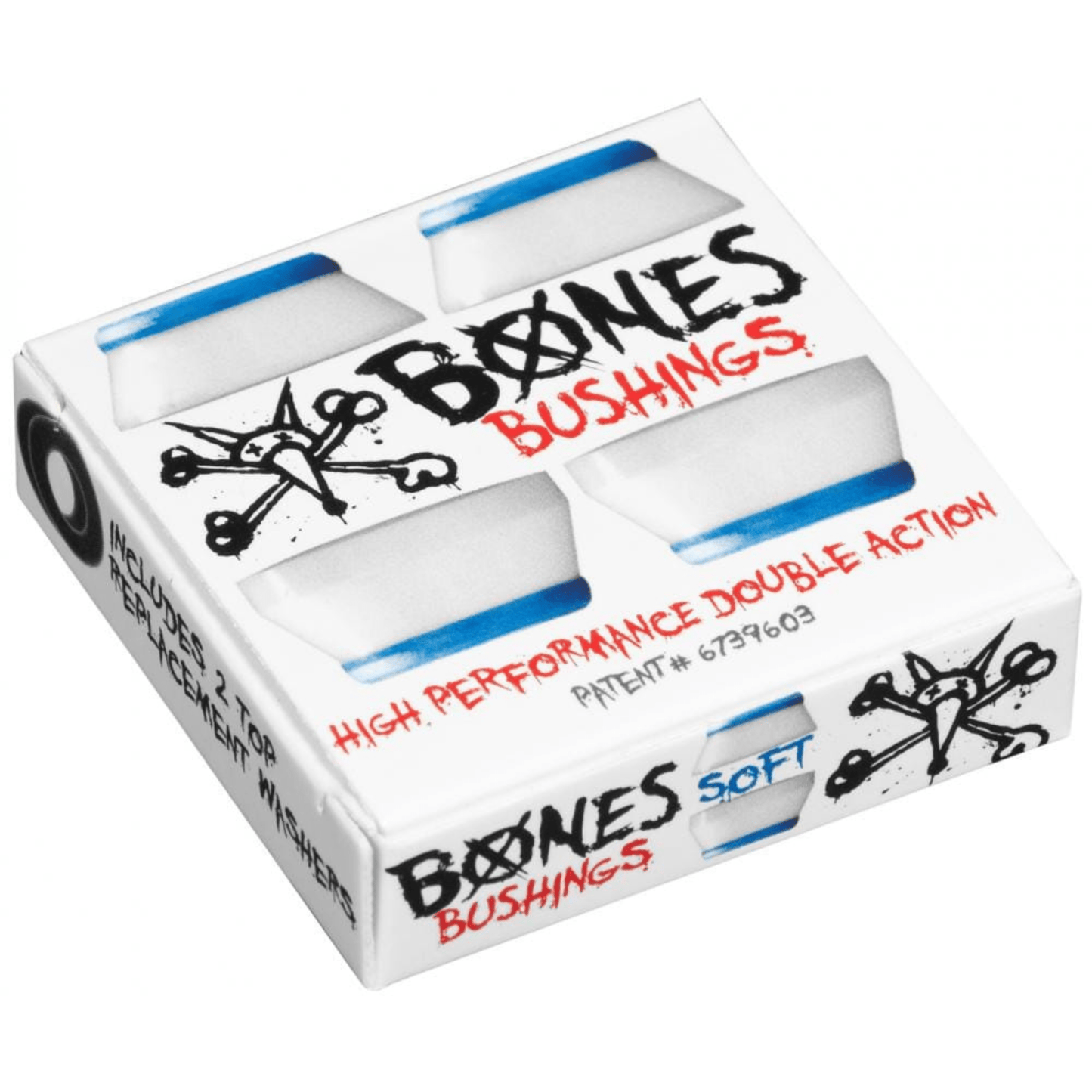 Bones Skateboard Truck Bushings Pack of 4 (Soft) Skateboard Parts Bones