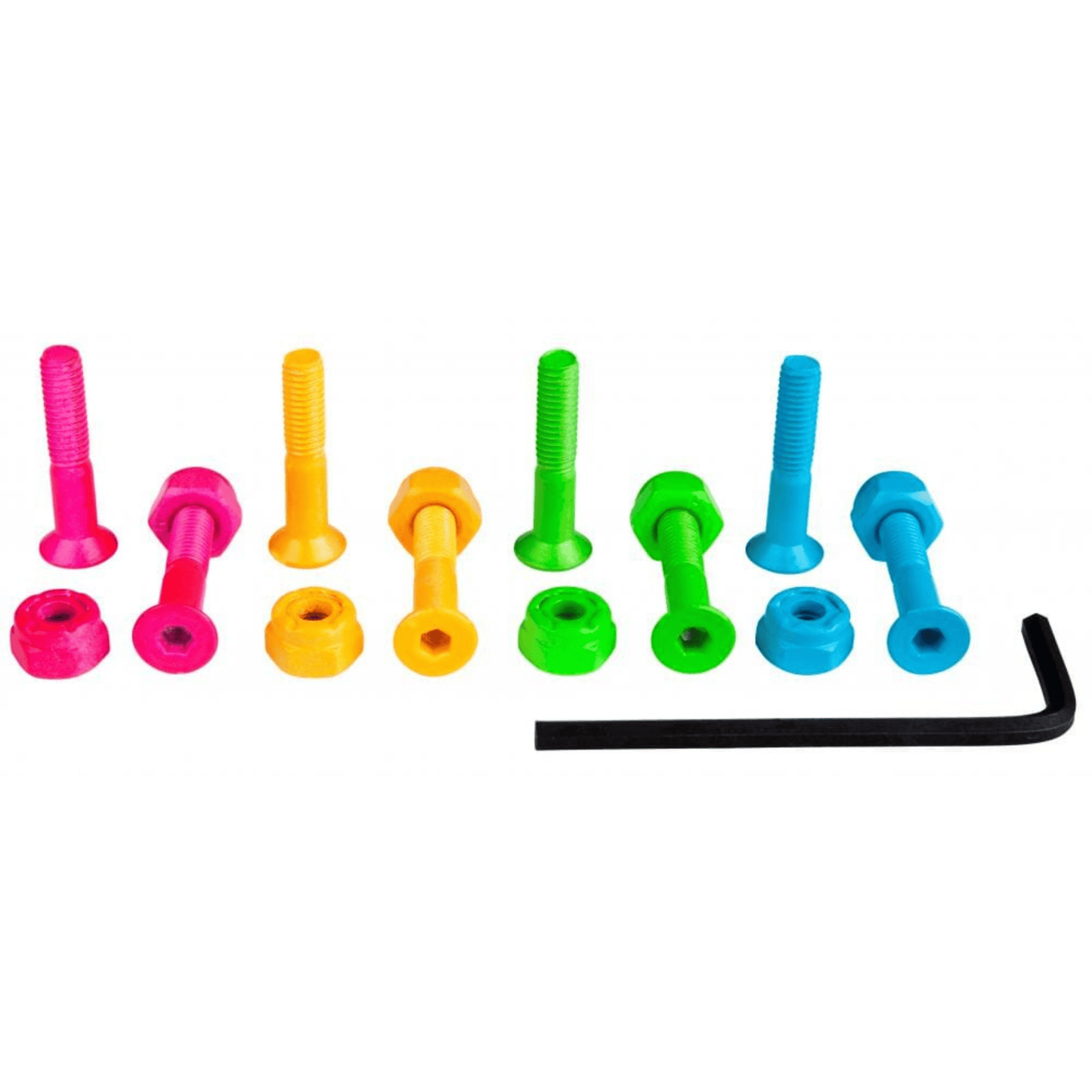 Sushi Hardware Allen Bolts (Pk 8), 1" Skateboard Parts CORE
