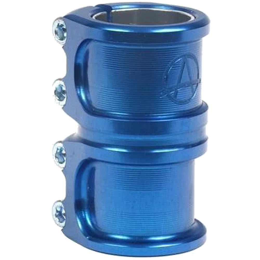 Apex SCS Lite Scooter Clamp, Blue Scooter Clamps Apex
