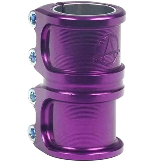 Apex SCS Lite Scooter Clamp, Purple Scooter Clamps Apex