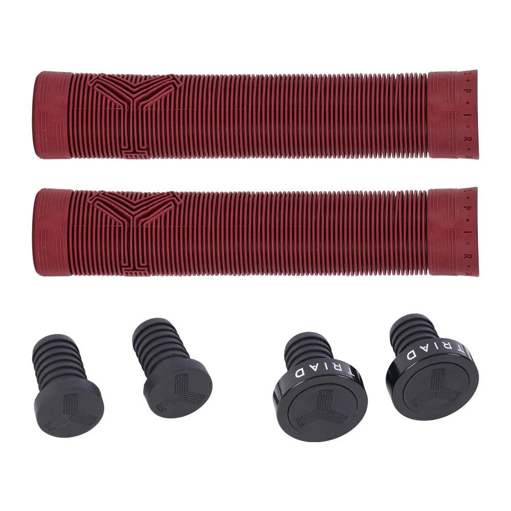 Triad Conspiracy 155mm Grips, Red scooter grips Triad