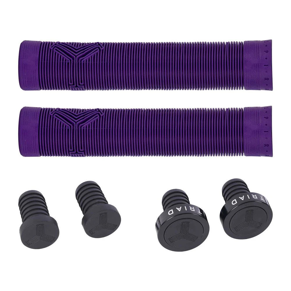 Triad Conspiracy 155mm Grips, Purple scooter grips Triad