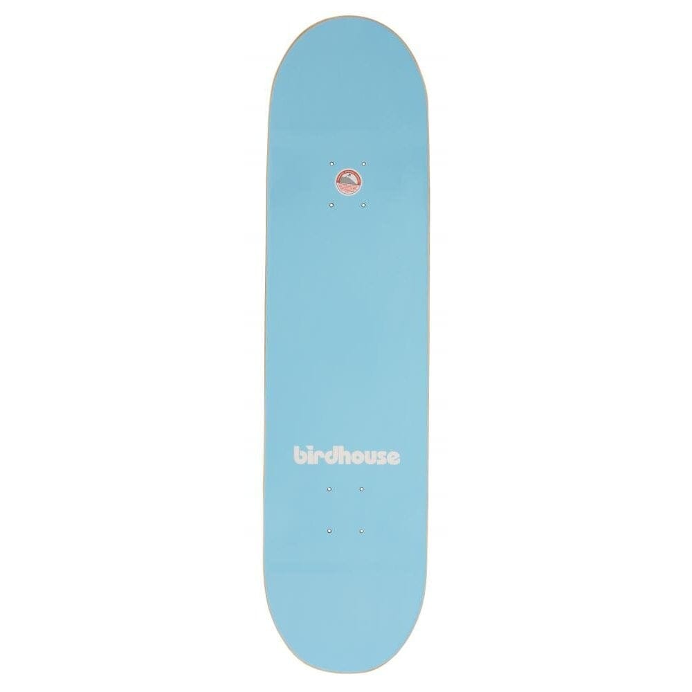 Birdhouse Logo Hummingbird Skateboard Deck, Blue 8.25" Skateboard Deck Birdhouse