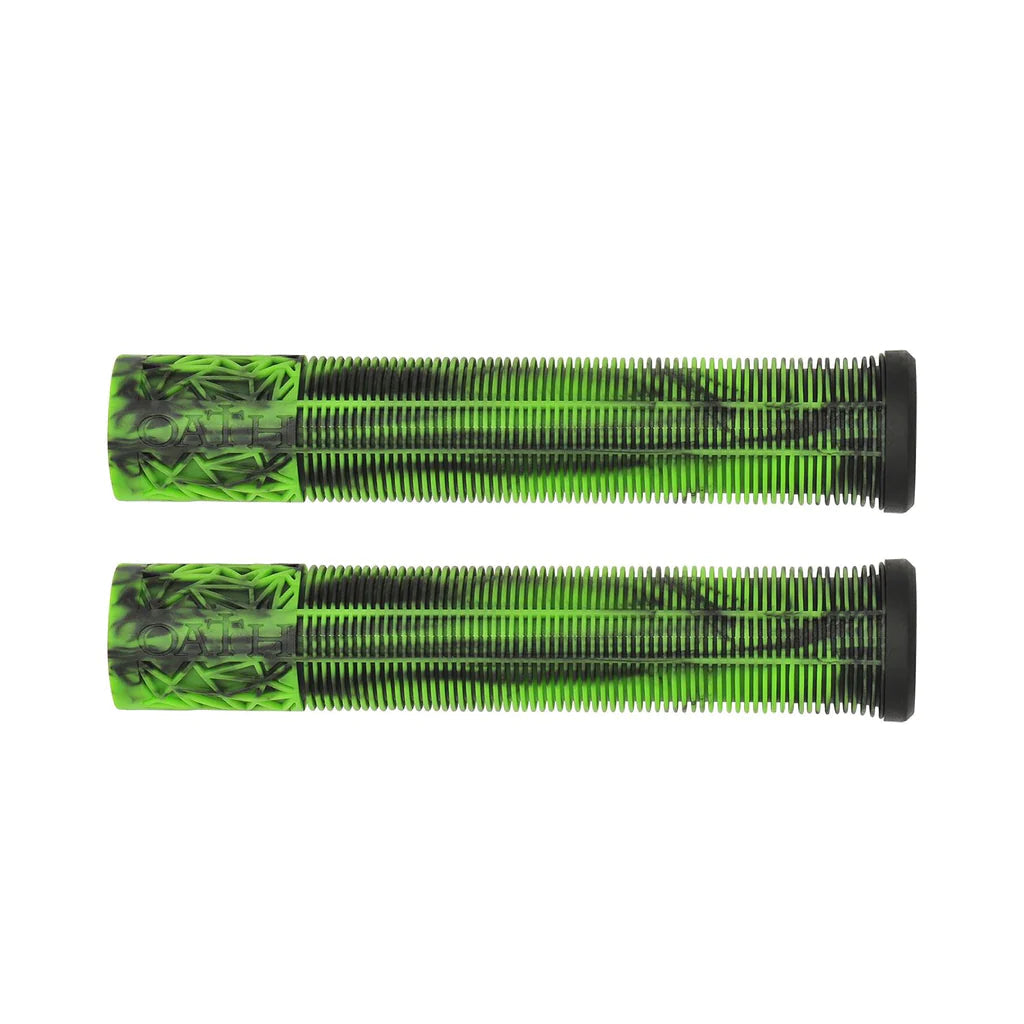 Oath Bermuda Grips 165mm, Green/Black Marble scooter grips Oath