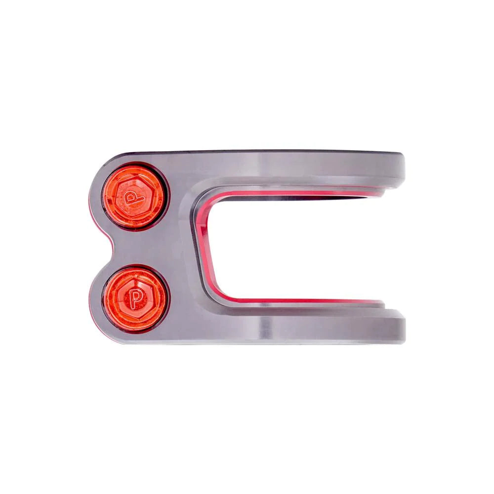 Oath Carcass 2 Bolt Clamp, Red/Titanium Scooter Clamps Oath