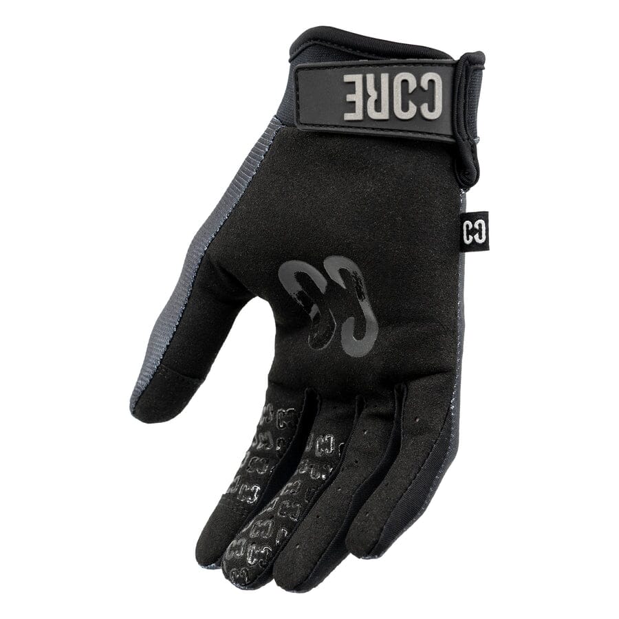CORE Pro-Fit Velcro Gloves, Reflective Black Protection CORE