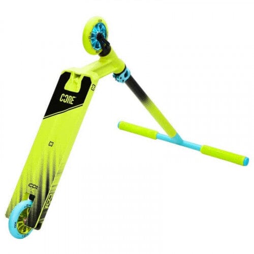 CORE CD1 Complete Stunt Scooter – Lime/Blue Complete Scooters CORE