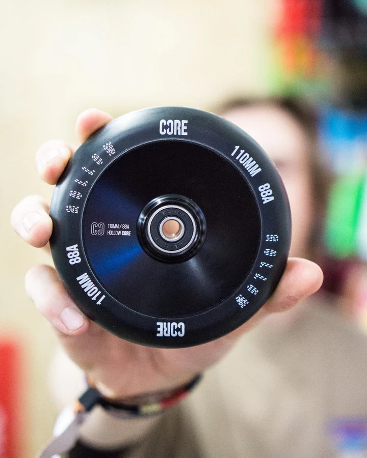 CORE Hollow Stunt Scooter Wheel V2 110mm - Black Scooter Wheels CORE