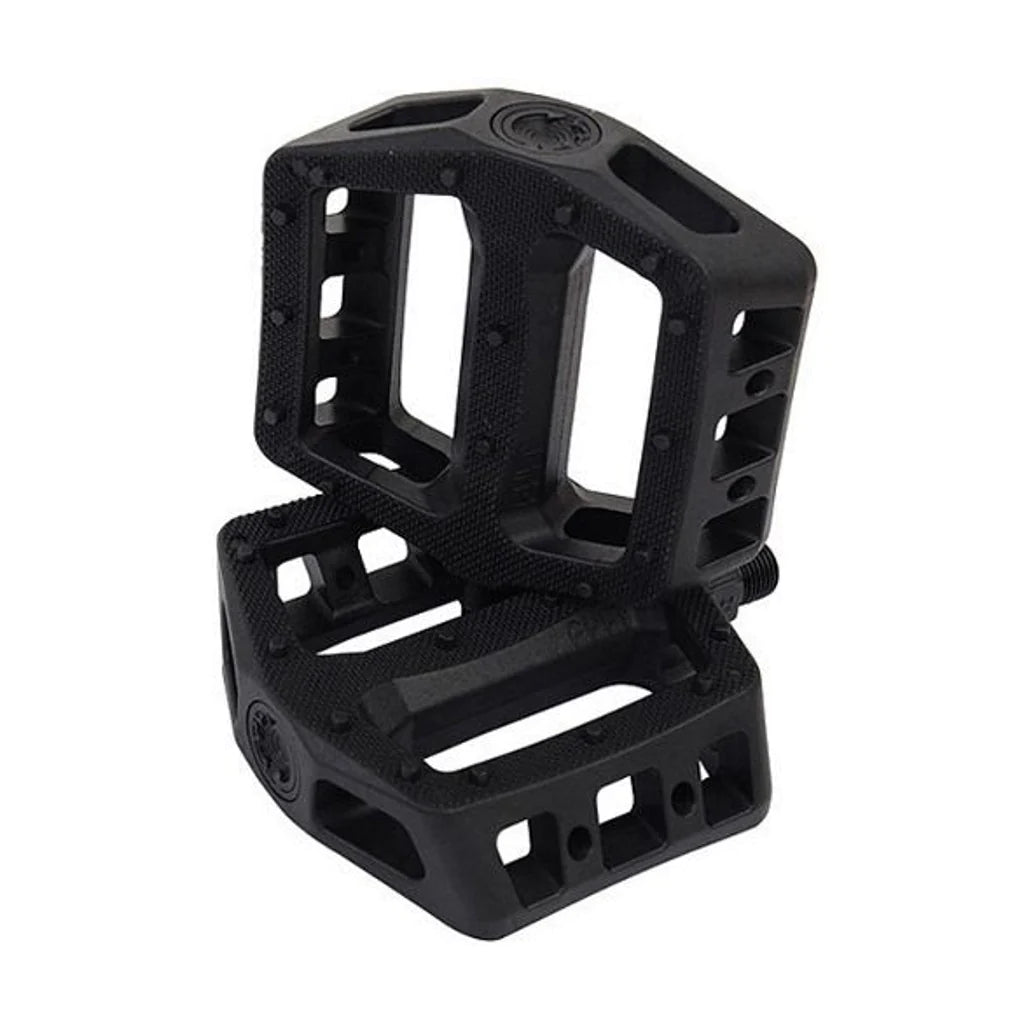 Cult Plastic BMX Pedals, Black 9/16" BMX Cult