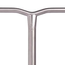 Striker Titanium Y Bend Scooter Bars 700mm, Raw Scooter Bars Root Industries